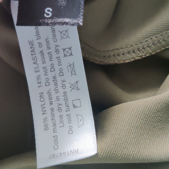 BlackMilk Matte Moss Strung Up Long Sleeve Top - Picture 6 of 6